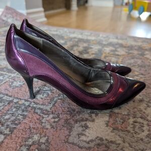 Guess Shiny Purple Women's Heels 7.5